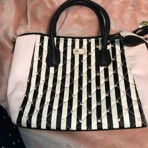 Large striped bag